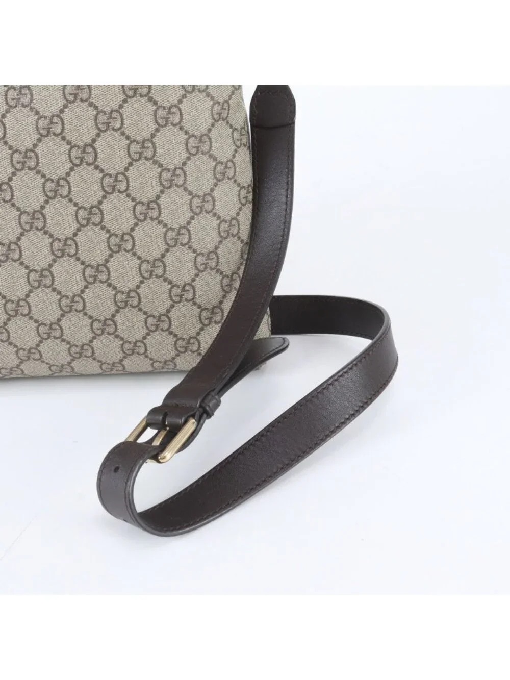 Gucci GG Supreme Leather Shoulder Bag Crossbody Messenger Business